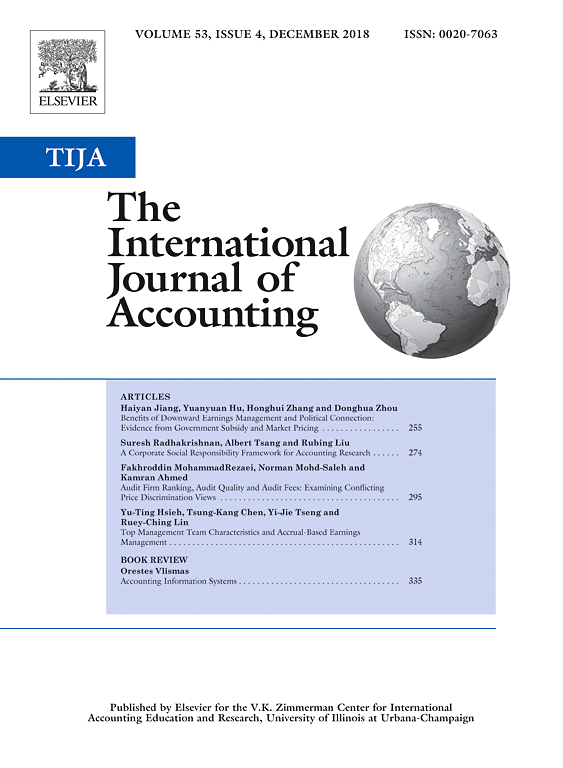 Go to journal home page - The International Journal of Accounting